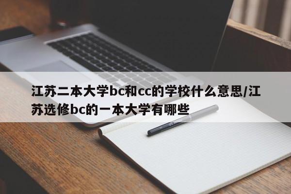 江苏二本大学bc和cc的学校什么意思/江苏选修bc的一本大学有哪些